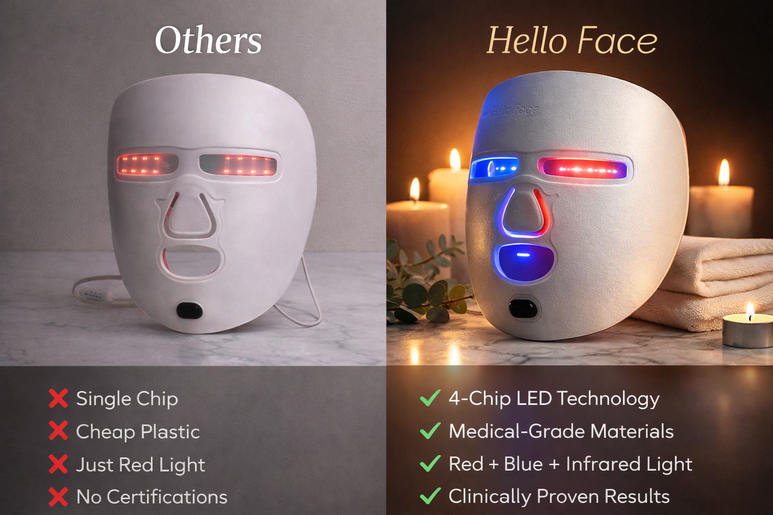 LED Red Light Therapy Face Mask - Image 4